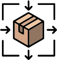 3D virtual try-on icon representing realistic product visualization technology.
