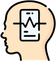 Immediate sensory evaluation icon with user profile and real-time product assessment.