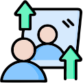 Digital engagement strategy increasing active users and customer interaction rates.